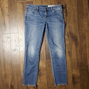 Treasure and Bond Nordstrom Cropped Raw Edge Jeans